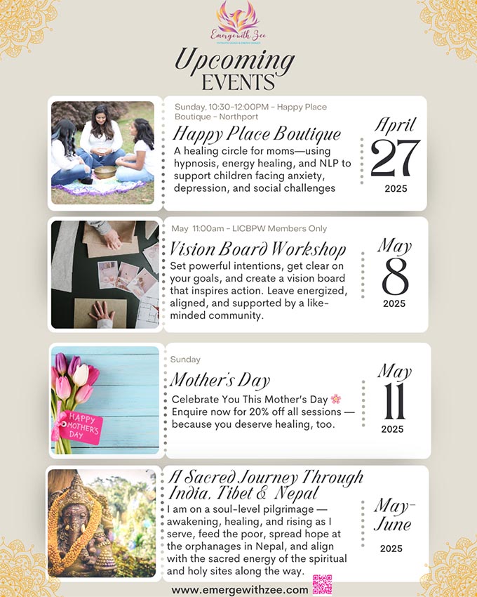 Upcoming events