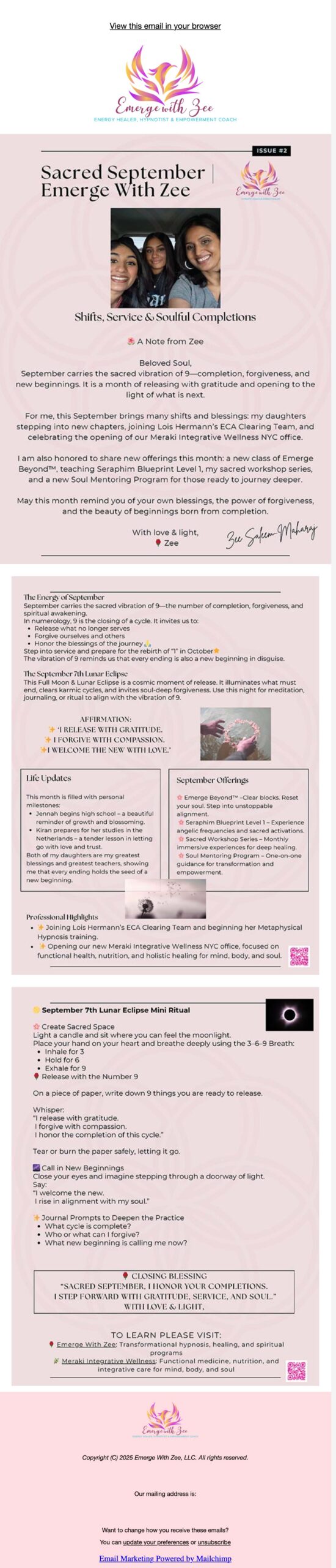 September 2025 Newsletter